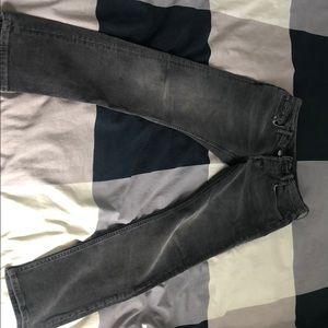 All saints gray slim fit Rex jeans